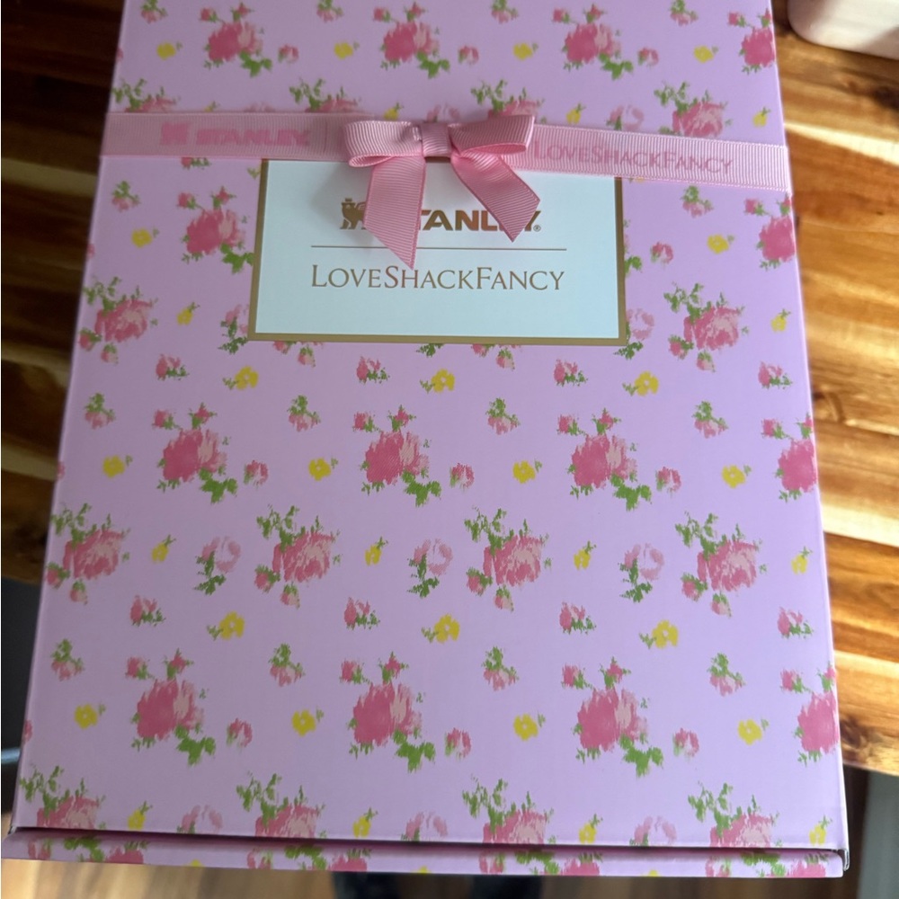 LoveShackFancy Pink Floral Gift Box